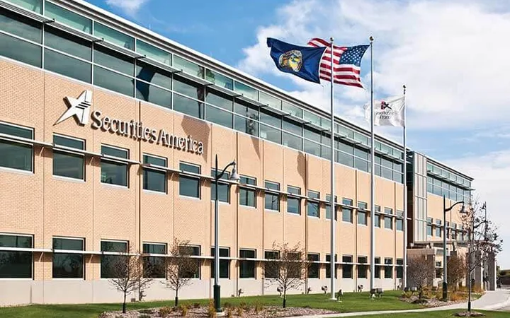 The Securities America office building.